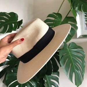 Gently Loved Straw Panama Hat
